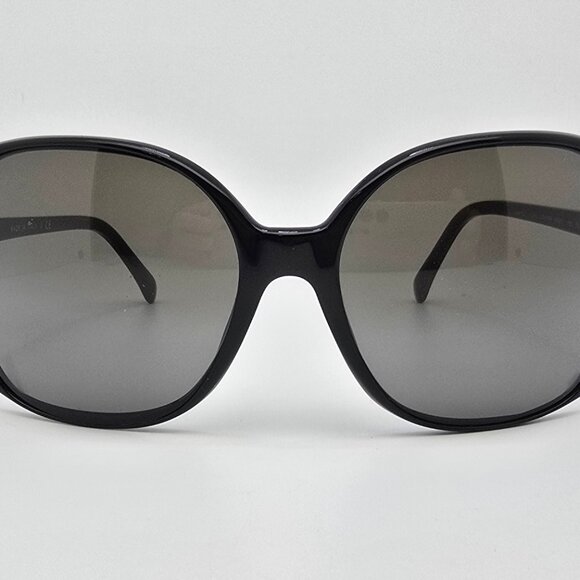 Chanel 5204 c.501/4R Black Frame Grey Gradient Lens Oversized Sunglasses Italy - Picture 2 of 12